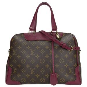 LOUIS VUITTON Brown Monogram Leather Bag